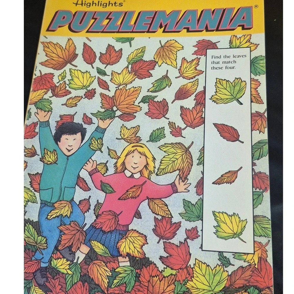 Lot of 3 Highlights Puzzlemania Activity Books Hidden Pictures Mazes Vintage